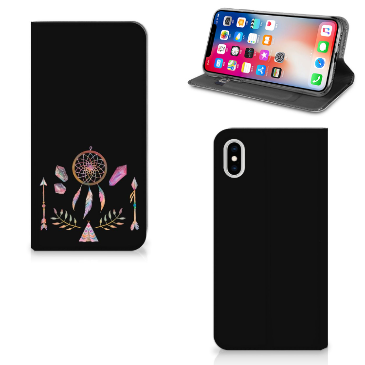 Apple iPhone Xs Max Magnet Case Boho Dreamcatcher