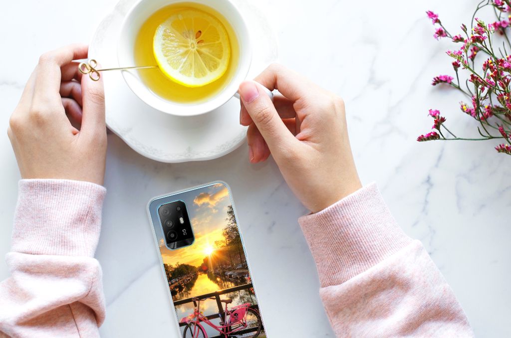 OPPO A94 5G | Reno5 Z Siliconen Back Cover Amsterdamse Grachten B2C Telecom