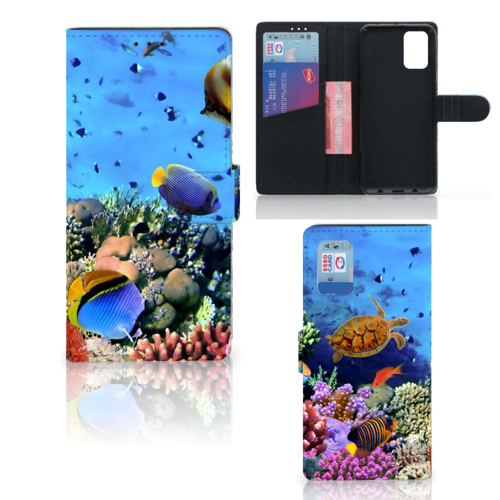 Samsung Galaxy A02s | M02s Telefoonhoesje met Pasjes Vissen