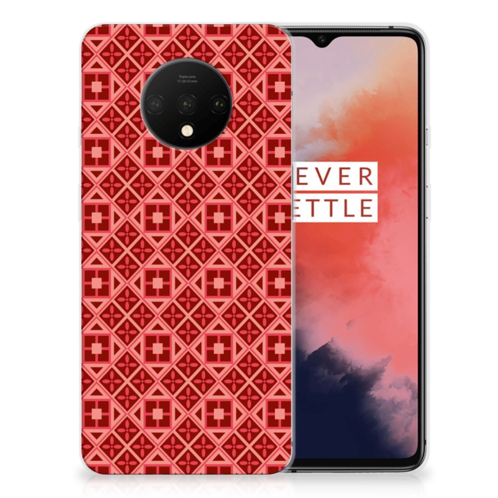 OnePlus 7T TPU bumper Batik Rood