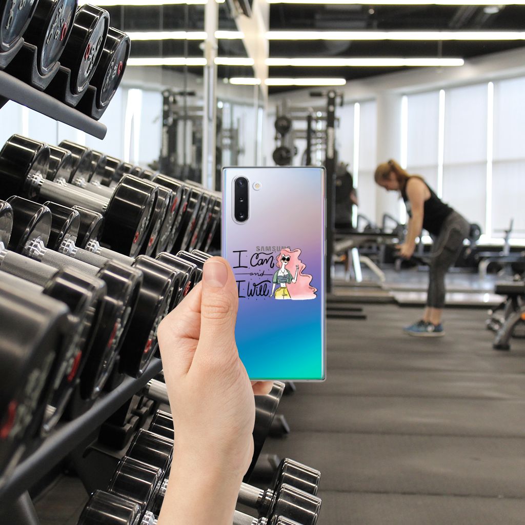 Samsung Galaxy Note 10 Telefoonhoesje met Naam i Can