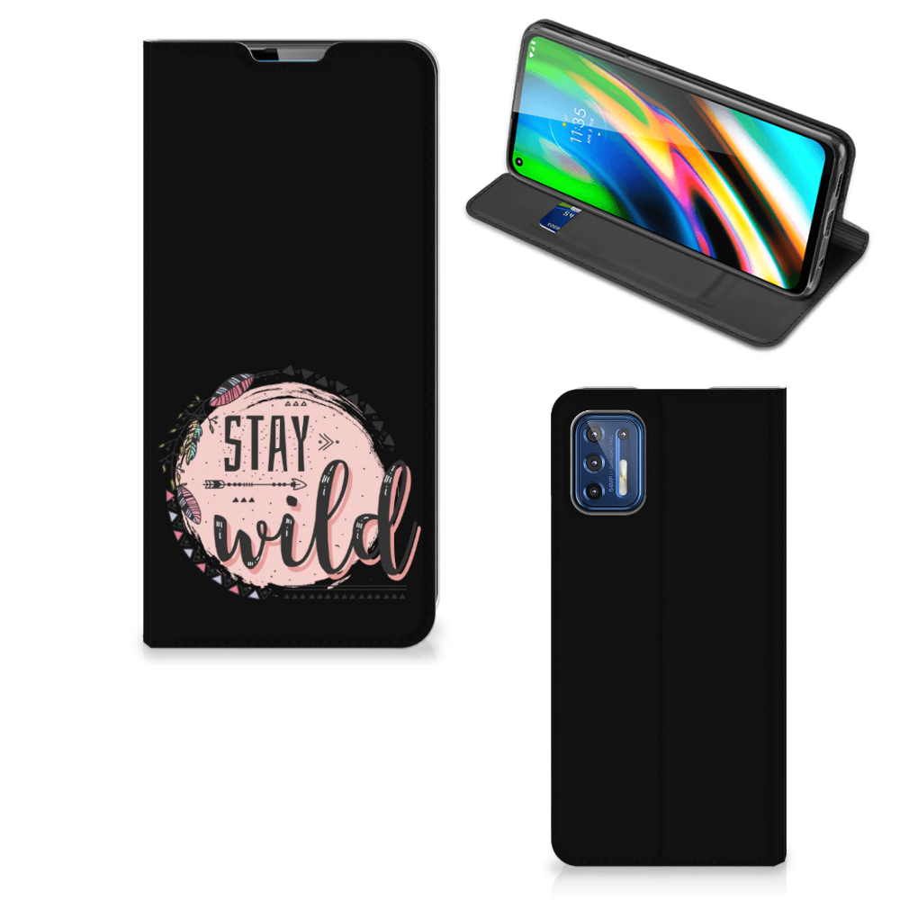 Motorola Moto G9 Plus Magnet Case Boho Stay Wild - B2C Telecom