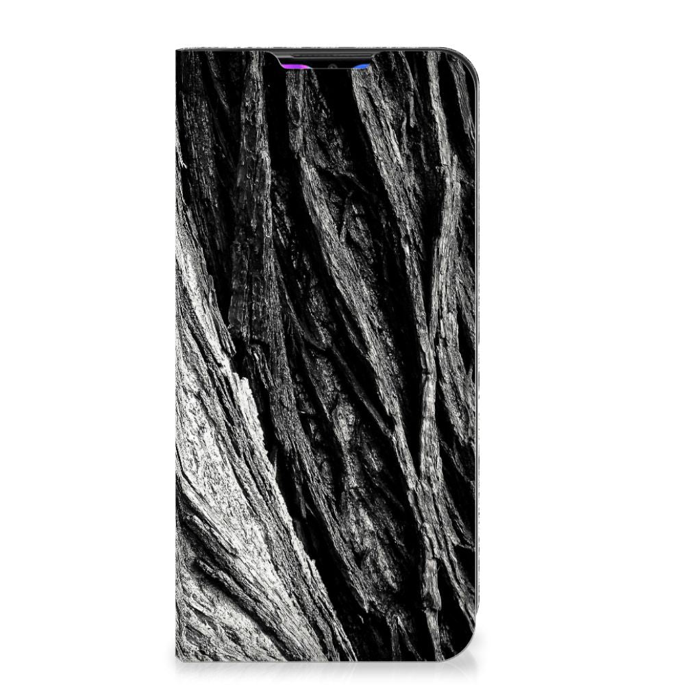 Book Wallet Case Xiaomi Redmi 9 Boomschors Grijs - B2C Telecom
