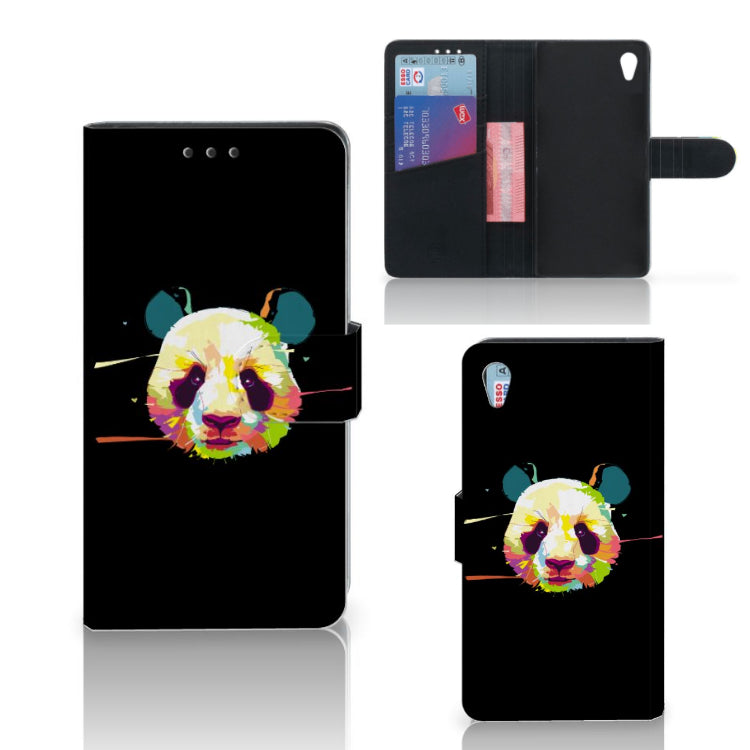 Sony Xperia Z3 Leuk Hoesje Panda Color