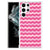 Samsung Galaxy S22 Ultra Doorzichtige Silicone Hoesje Waves Pink B2C Telecom