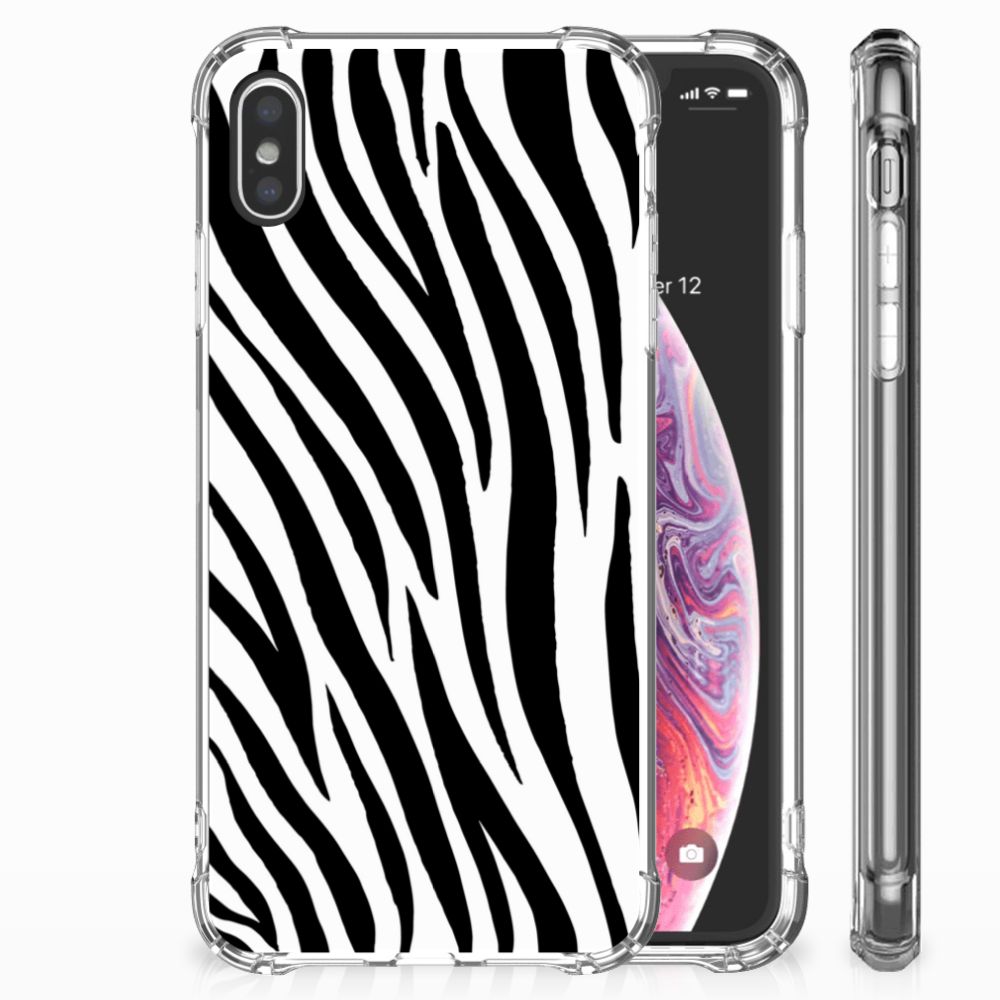 Apple iPhone Xs Max Case Anti-shock Zebra