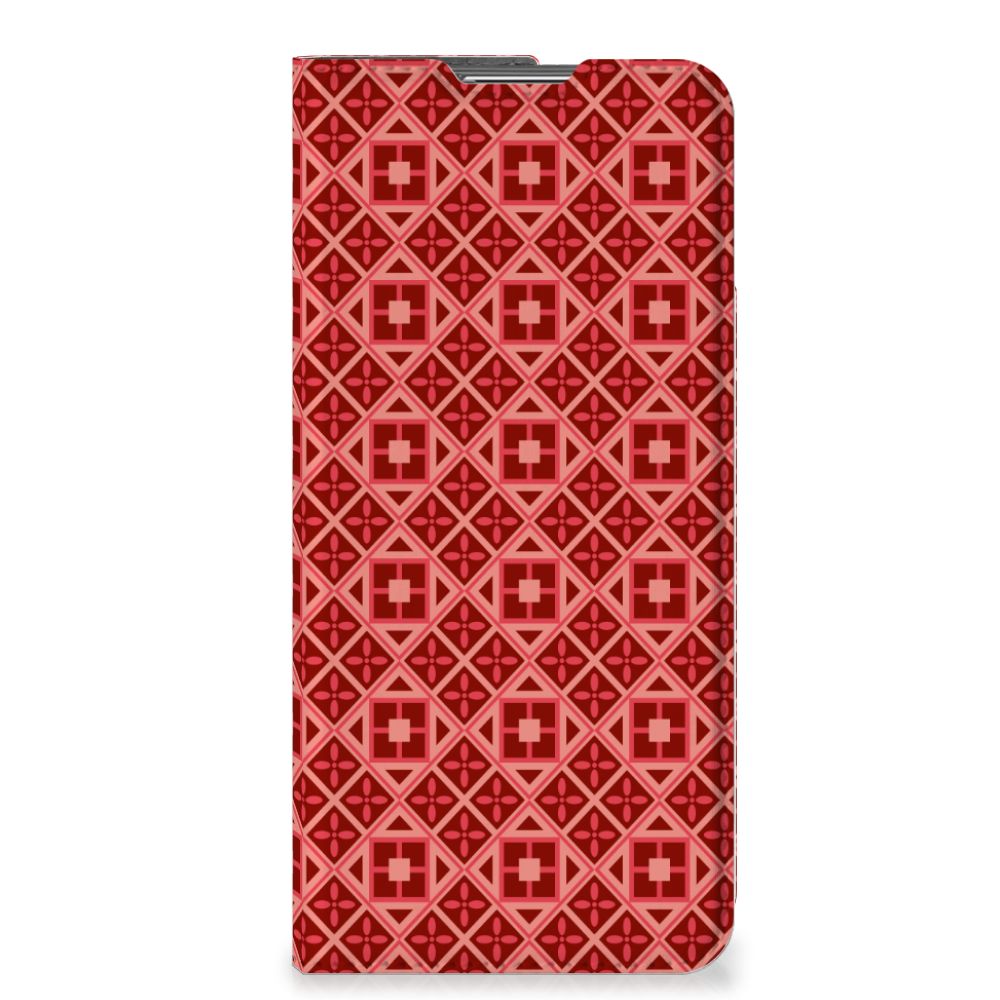 OPPO Find X5 Pro Hoesje met Magneet Batik Rood - B2C Telecom