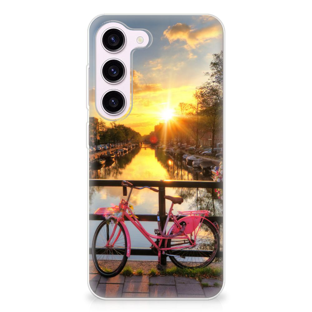 Samsung Galaxy S23 Siliconen Back Cover Amsterdamse Grachten B2C Telecom
