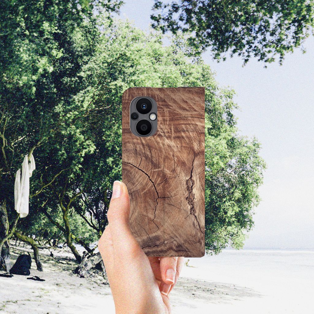 OPPO Reno8 Lite Book Wallet Case Tree Trunk - B2C Telecom