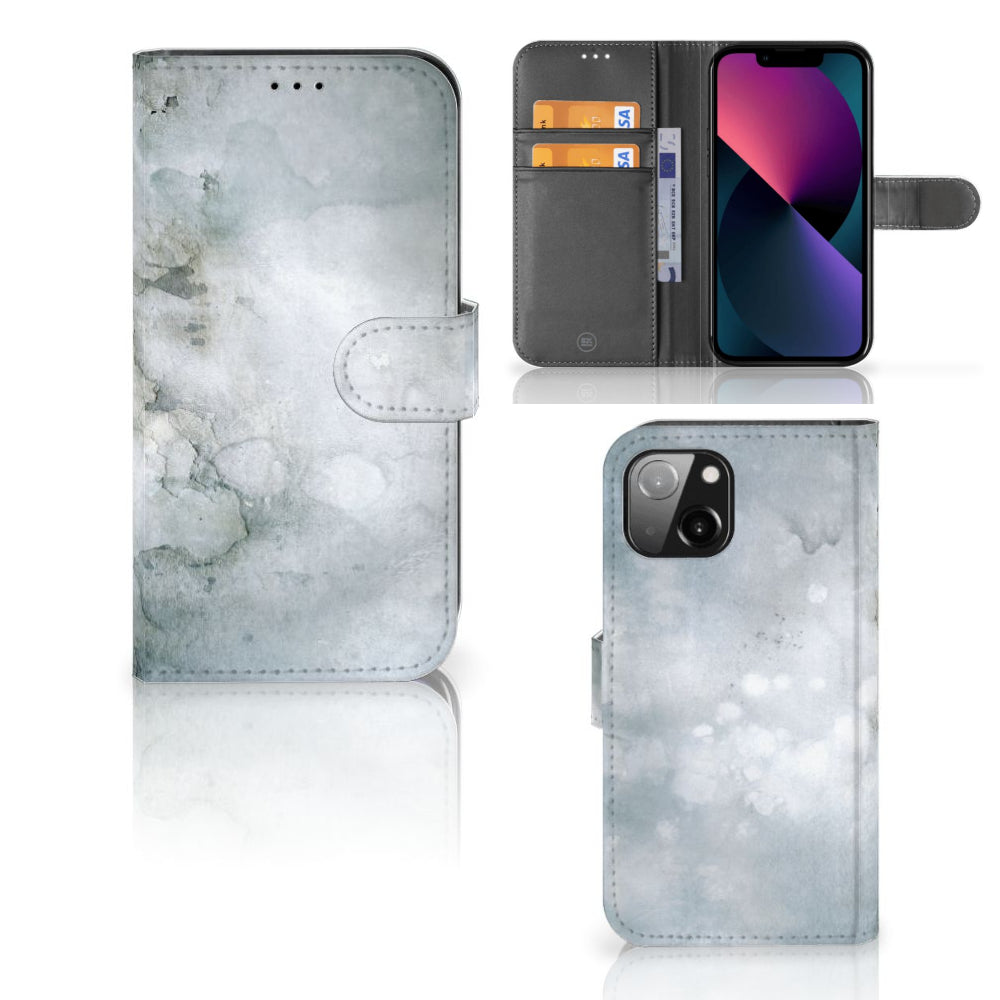 Hoesje Apple iPhone 13 Painting Grey