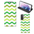 Samsung Galaxy S21 Plus Hoesje met Magneet Zigzag Groen - B2C Telecom