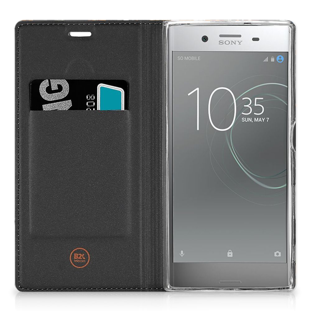 Smart Cover voor Sony Xperia XZ | XZs Dark Flowers