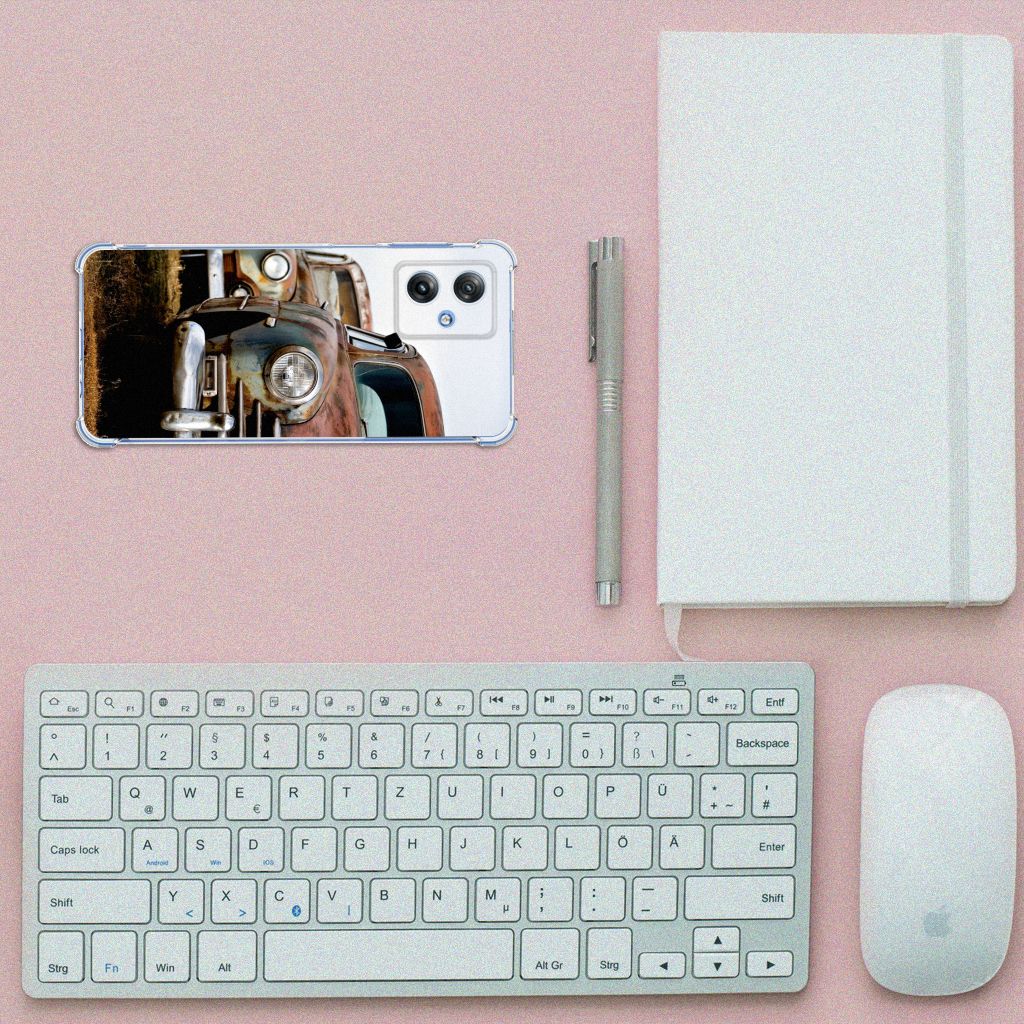 Motorola Moto G54 Anti-shock Hoesje met foto Vintage Auto