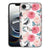 iPhone 16e Bloemen Hoesje Butterfly Roses met bloemen en vlinders op een TPU back cover.