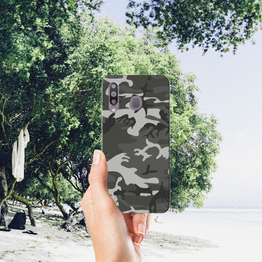 Samsung Galaxy M30 TPU bumper Army Light