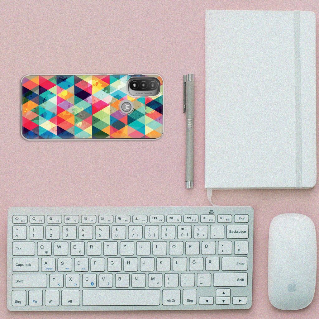 Motorola Moto E20 | E40 TPU bumper Geruit B2C Telecom