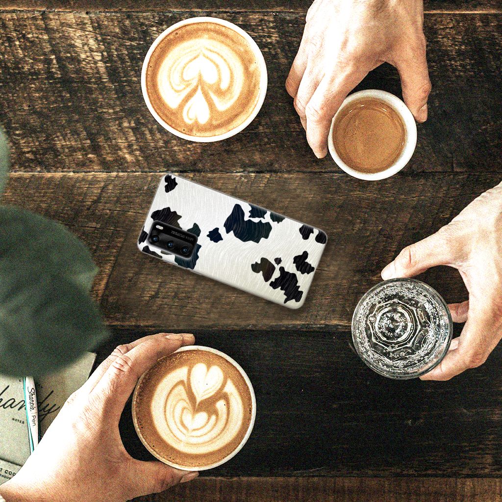 Huawei P40 TPU Hoesje Koeienvlekken B2C Telecom