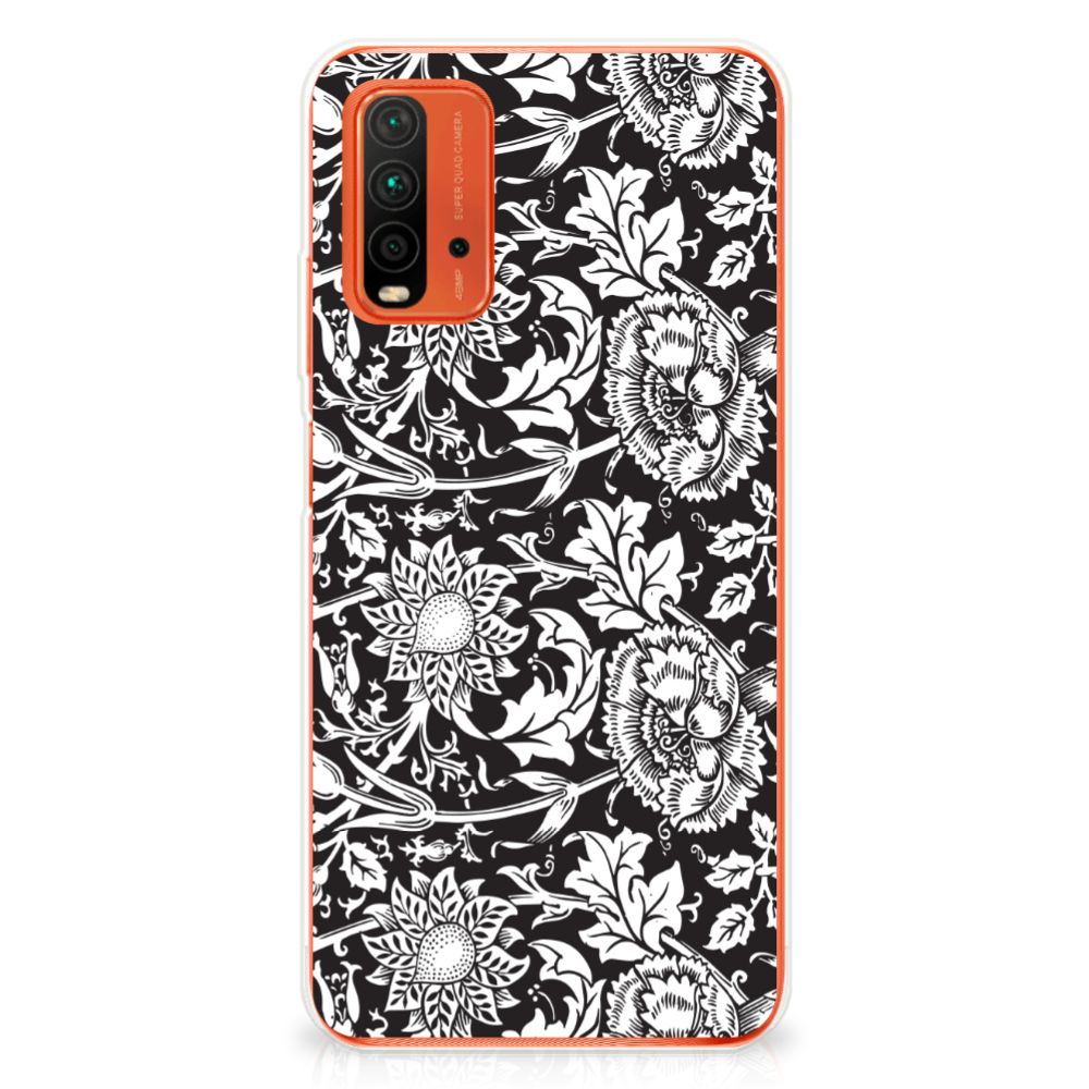 Xiaomi Poco M3 TPU Case Black Flowers B2C Telecom