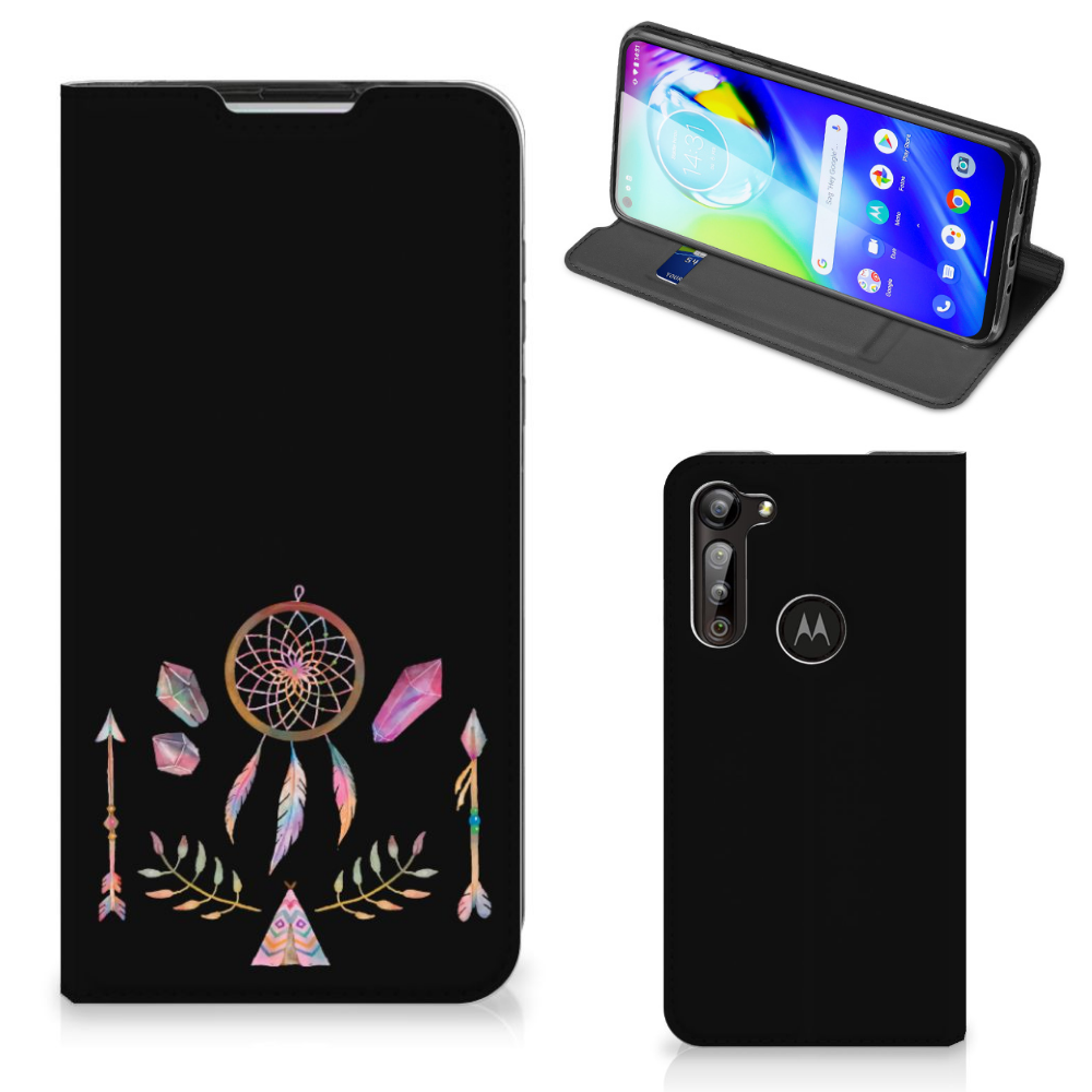 Motorola Moto G8 Power Magnet Case Boho Dreamcatcher - B2C Telecom