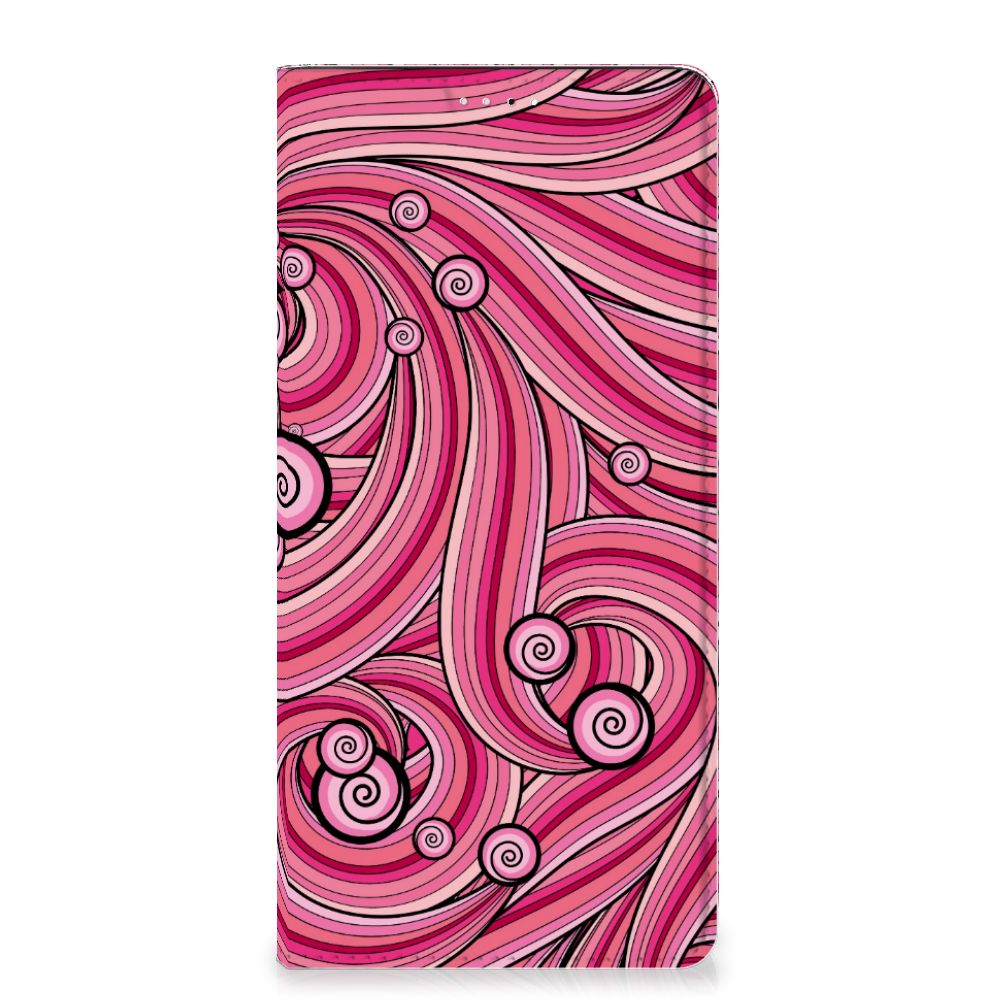 Samsung Galaxy A33 5G Bookcase Swirl Pink
