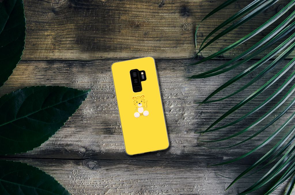 Samsung Galaxy S9 Plus Telefoonhoesje met Naam Baby Leopard