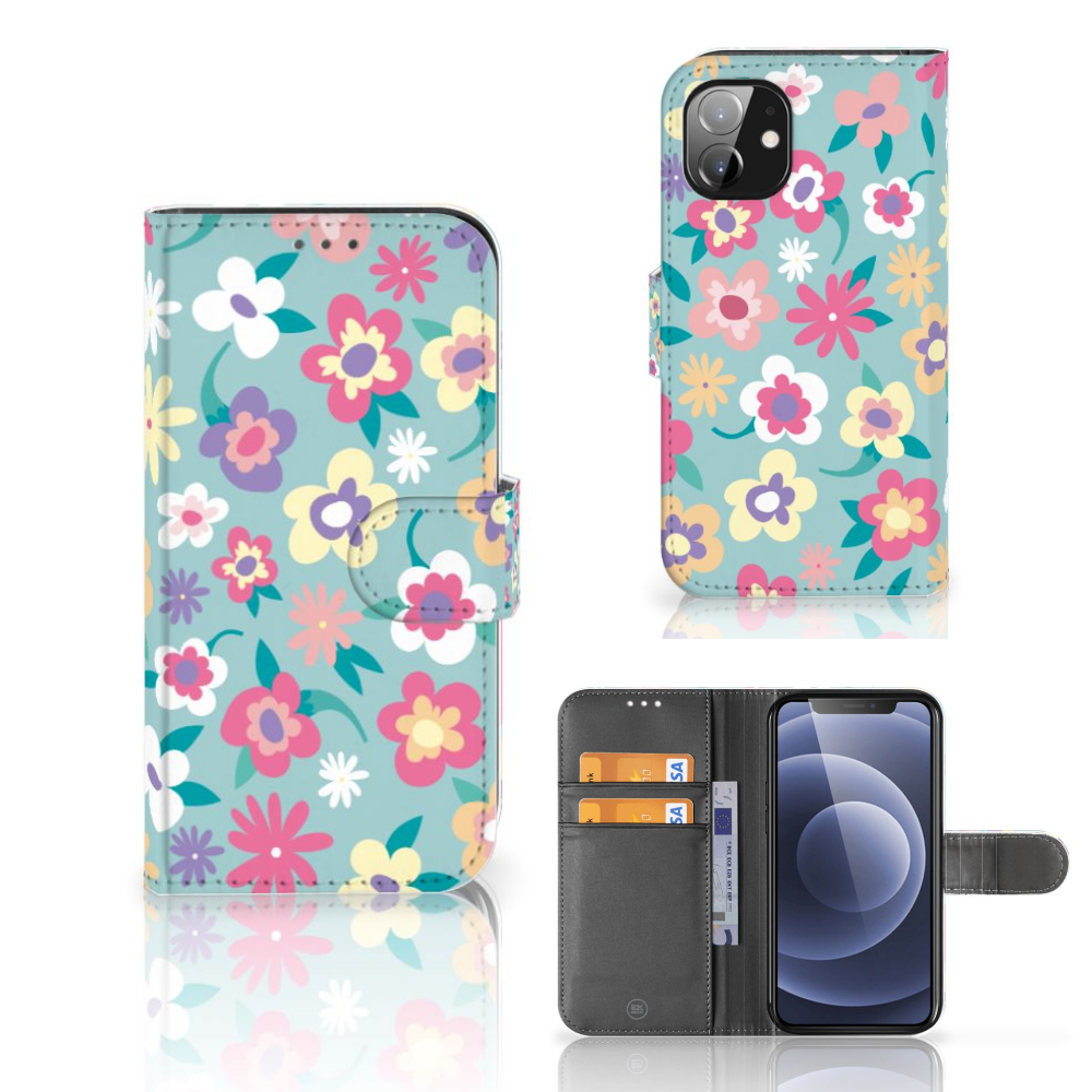 Apple iPhone 12 Mini Hoesje Flower Power