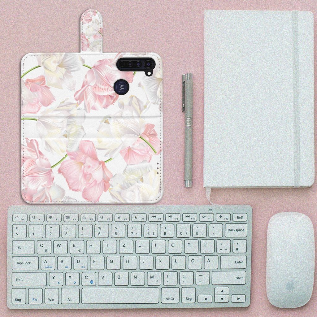 Motorola Moto G Pro Hoesje Lovely Flowers