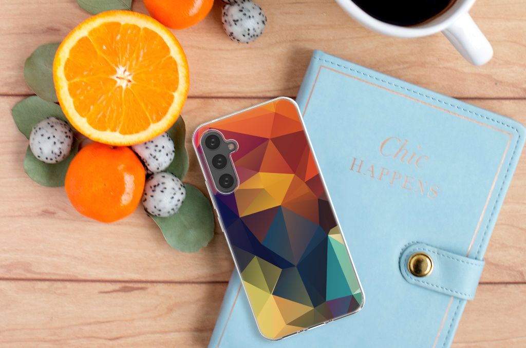 Samsung Galaxy A34 TPU Hoesje Polygon Color B2C Telecom