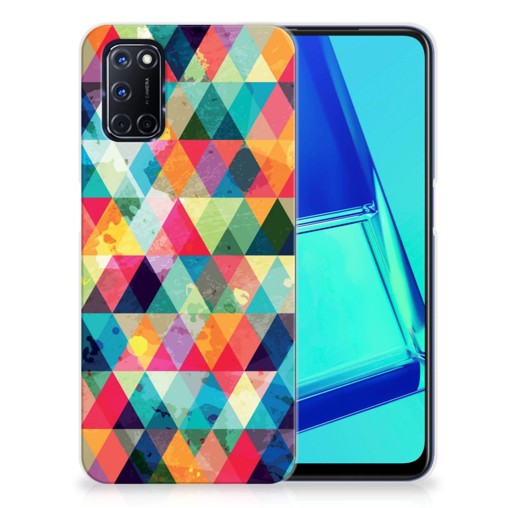 OPPO A52 | A72 TPU bumper Geruit