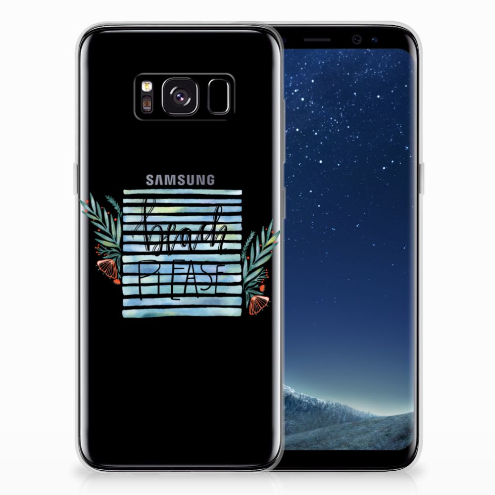 Samsung Galaxy S8 Telefoonhoesje met Naam Boho Beach