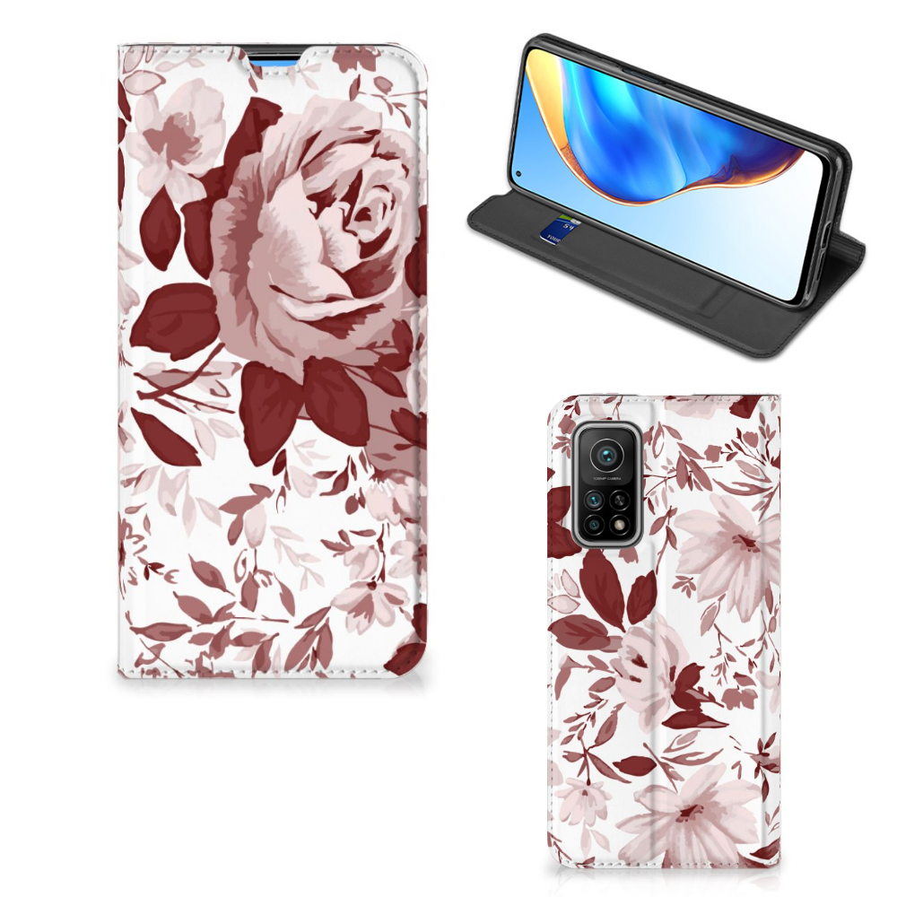 Bookcase Xiaomi Mi 10T | 10T Pro Watercolor Flowers - B2C Telecom