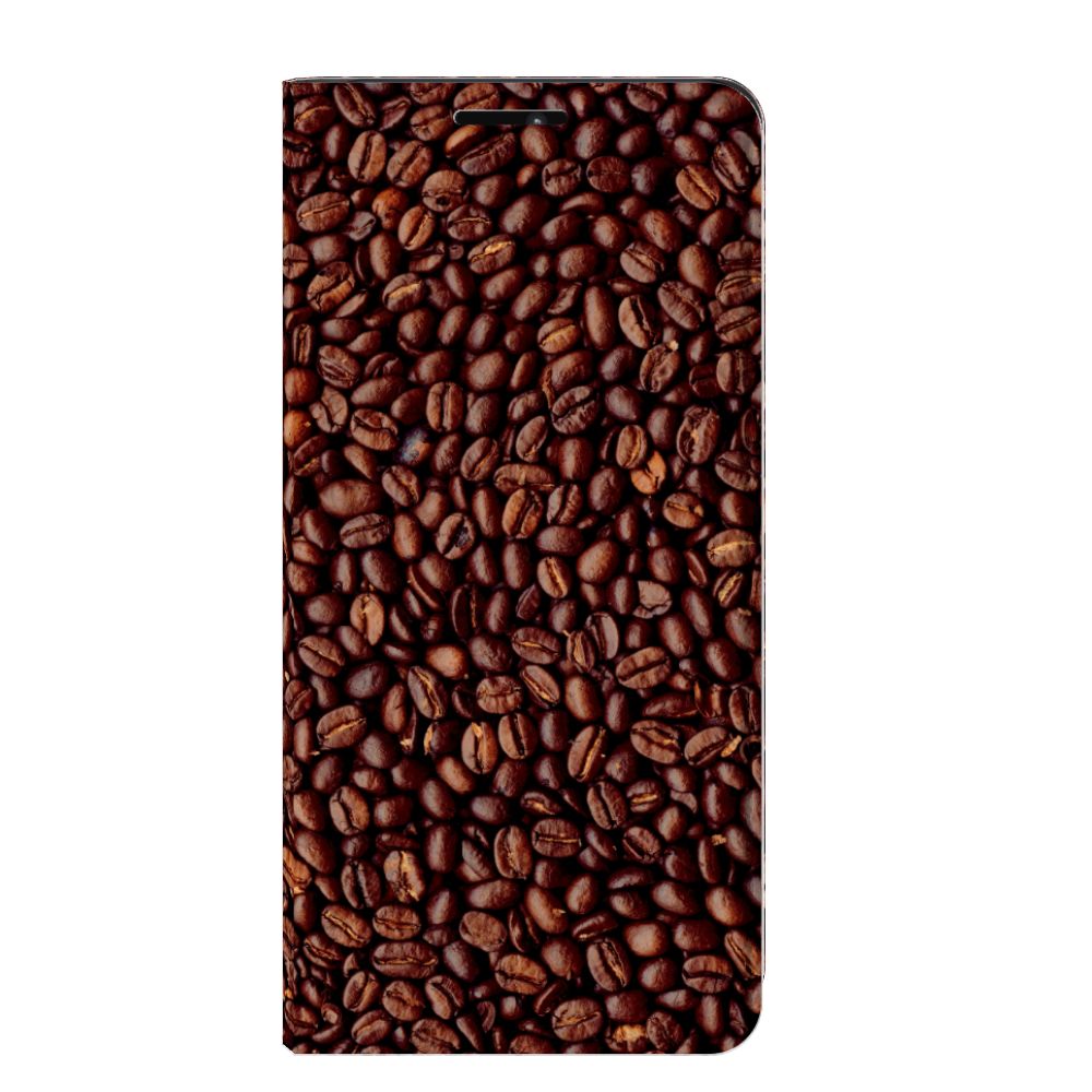 Motorola Edge 20 Pro Flip Style Cover Koffiebonen - B2C Telecom