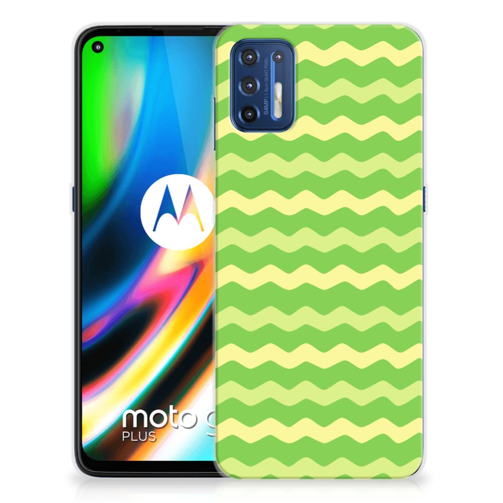 Motorola Moto G9 Plus TPU bumper Waves Green B2C Telecom