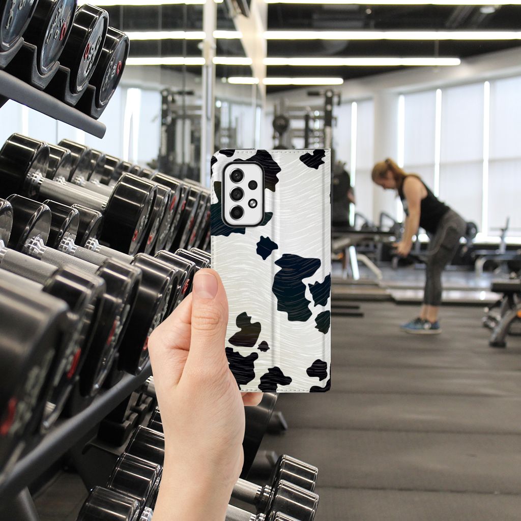 Samsung Galaxy A73 Hoesje maken Koeienvlekken - B2C Telecom