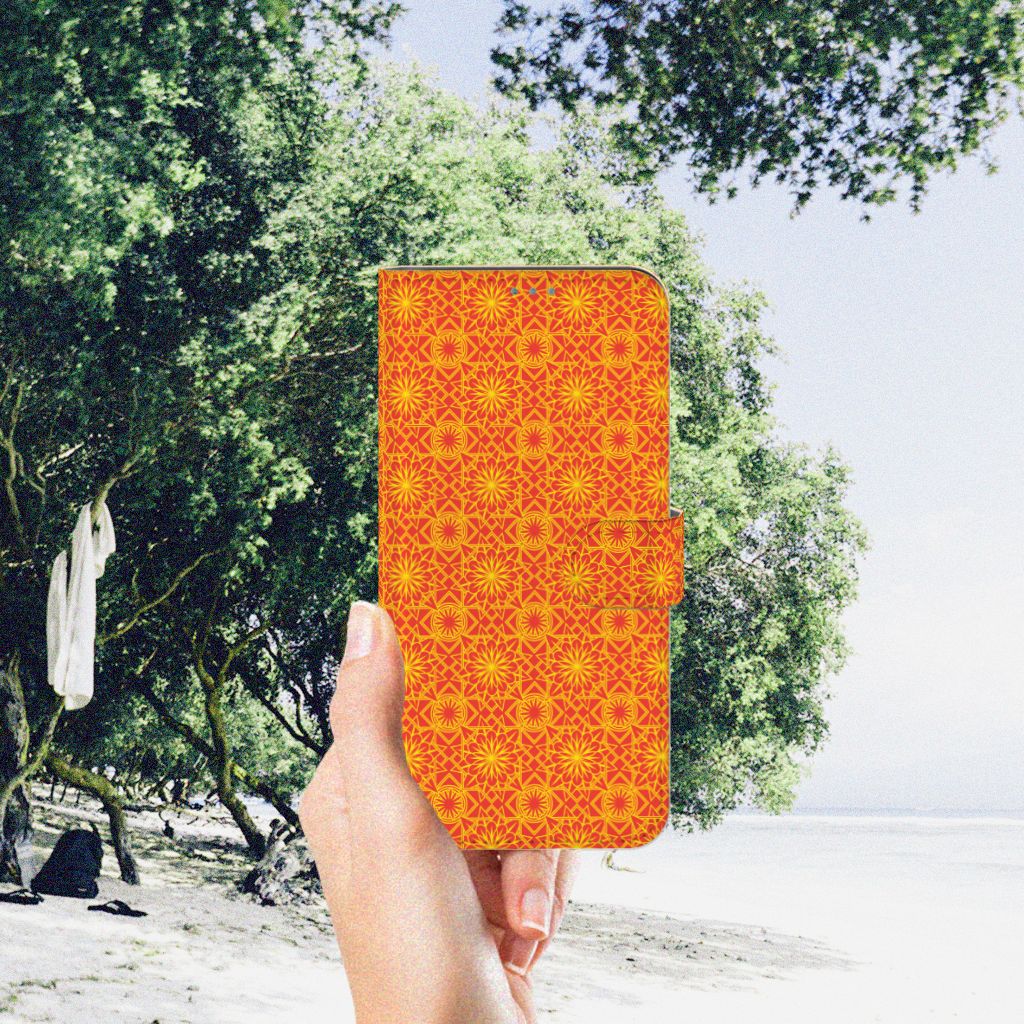 Nokia X10 | Nokia X20 Telefoon Hoesje Batik Oranje