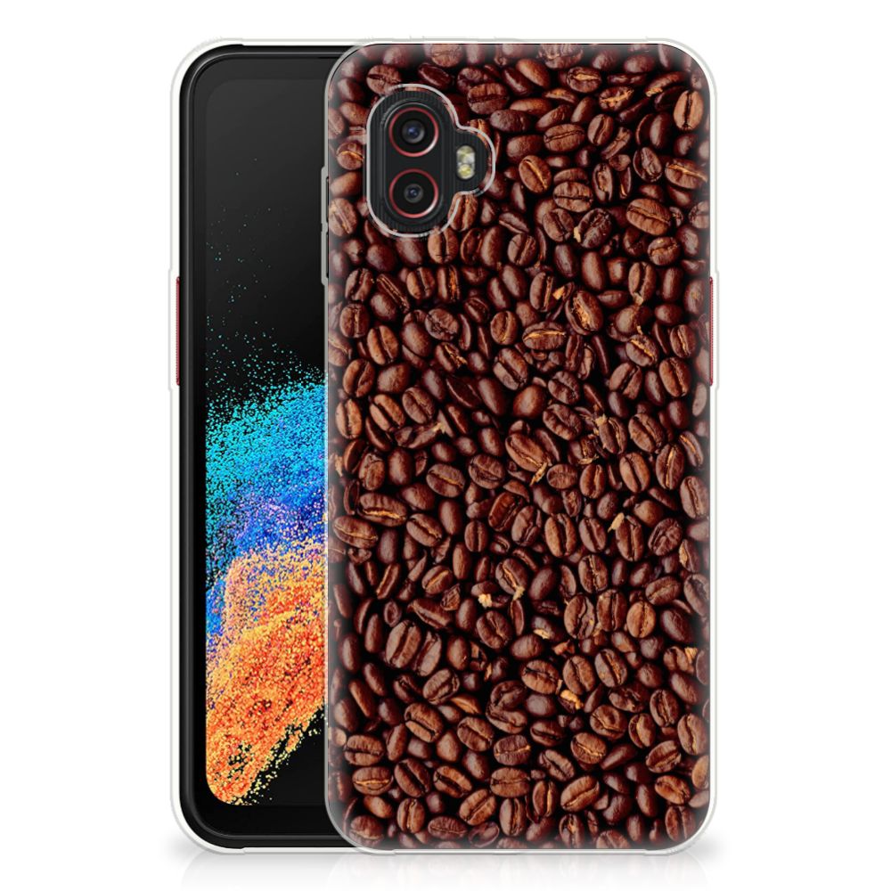 Samsung Galaxy Xcover 6 Pro Siliconen Case Koffiebonen B2C Telecom