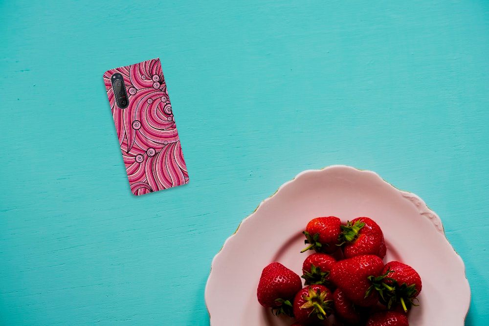 Sony Xperia 5 II Bookcase Swirl Pink - B2C Telecom