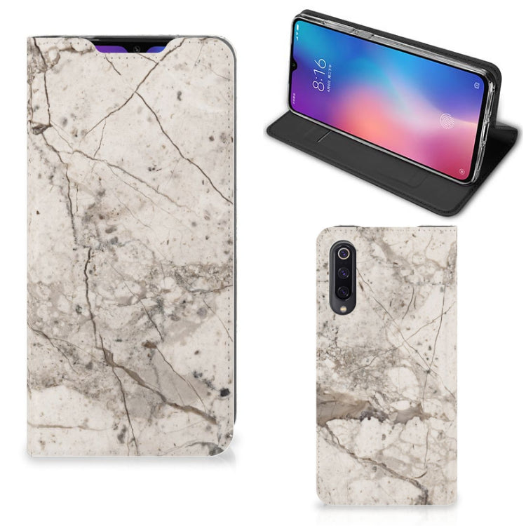 Xiaomi Mi 9 Standcase Marmer Beige