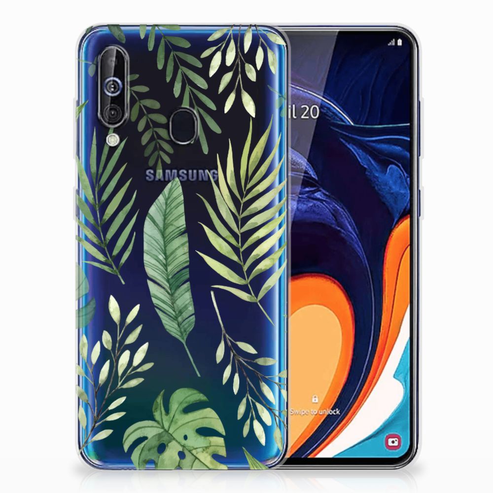 Samsung Galaxy A60 TPU Case Leaves