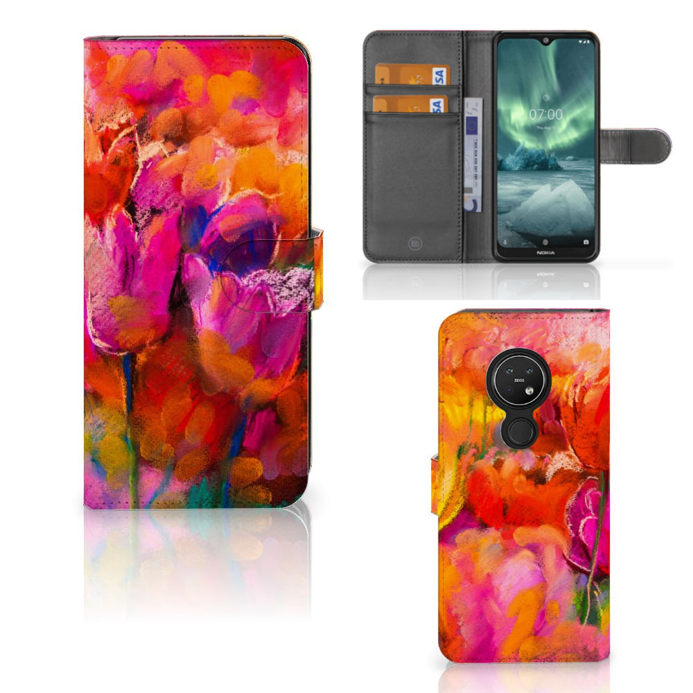 Hoesje Nokia 7.2 | Nokia 6.2 Tulips