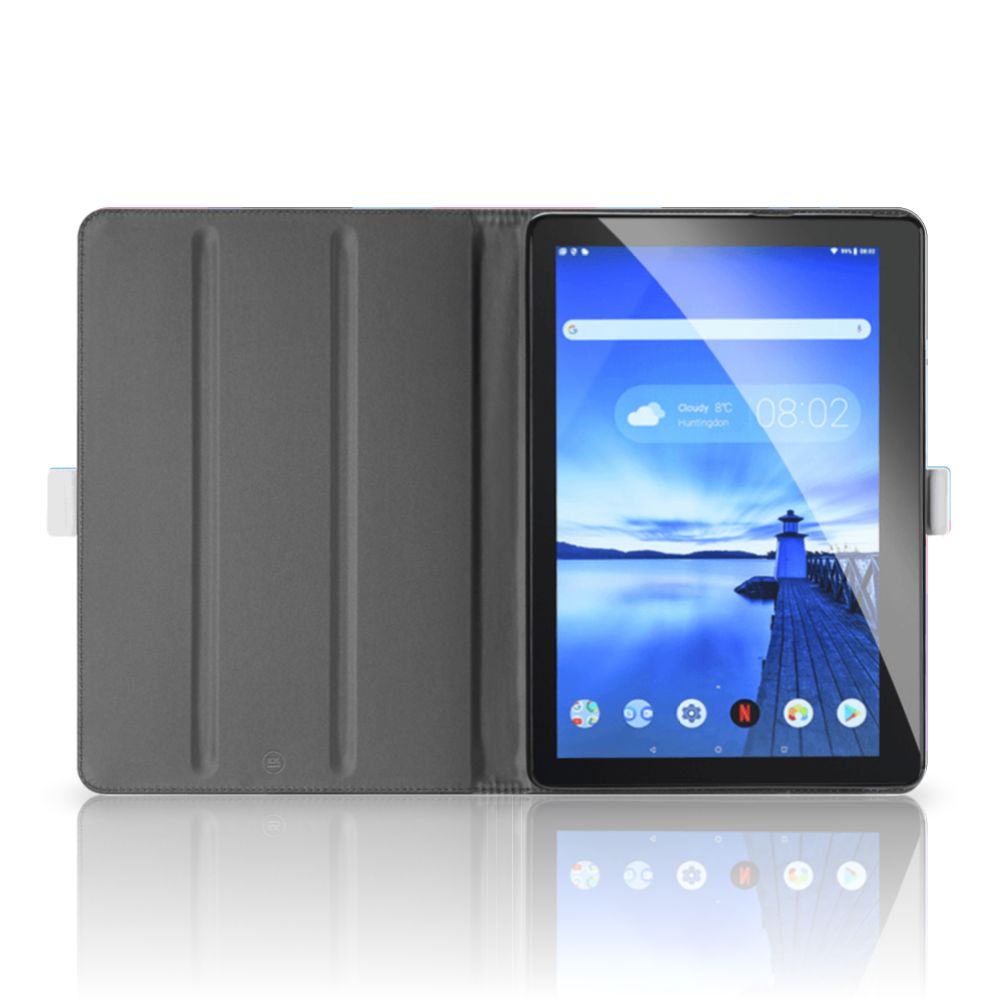Lenovo Tab E10 Tablet Beschermhoes Funky Triangle