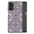 Samsung Galaxy A13 4G Marmeren Print Telefoonhoesje Flower Tiles B2C Telecom