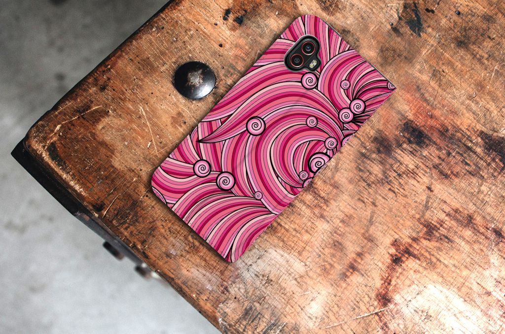 Samsung Galaxy Xcover 6 Pro Bookcase Swirl Pink - B2C Telecom