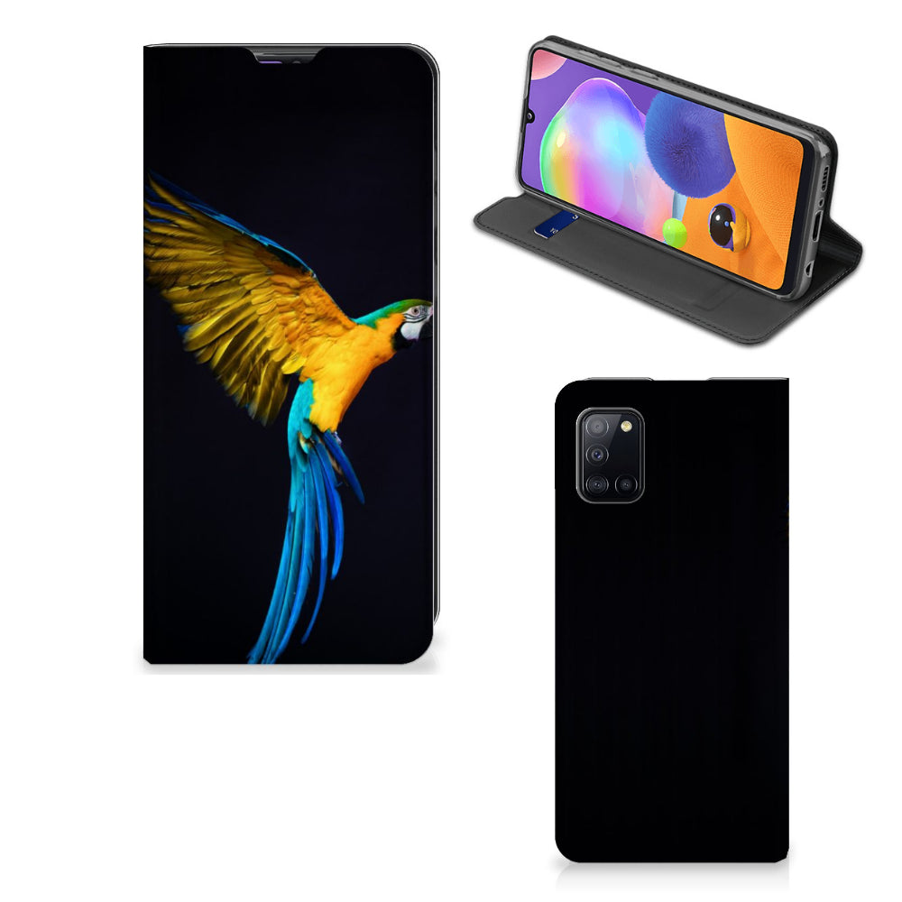 Samsung Galaxy A31 Hoesje maken Papegaai