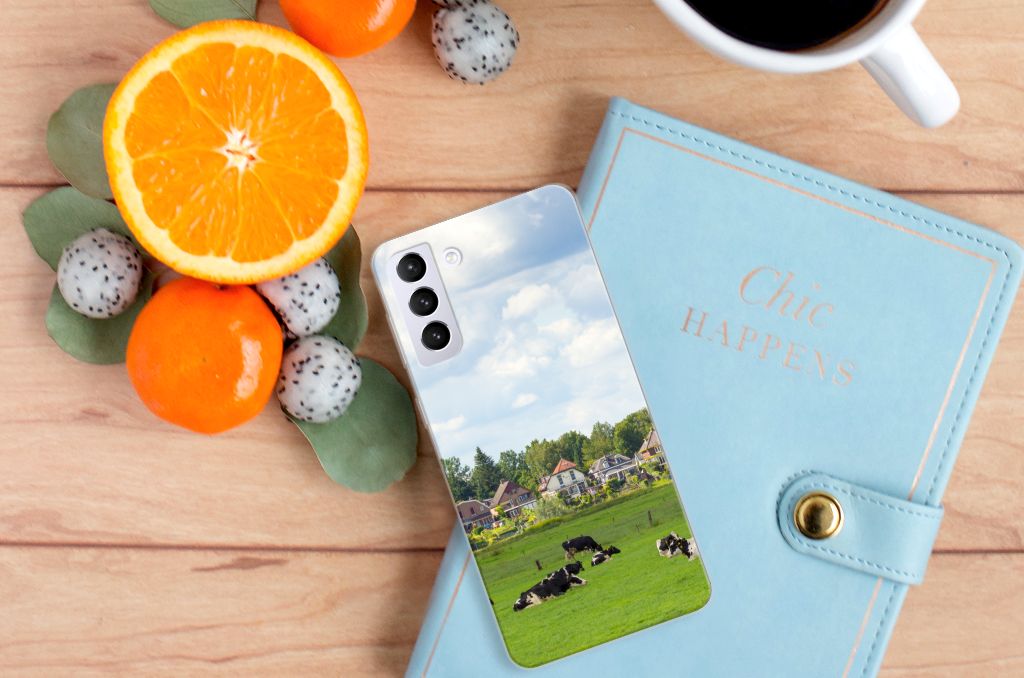 Samsung Galaxy S21 Plus TPU Hoesje Koeien B2C Telecom