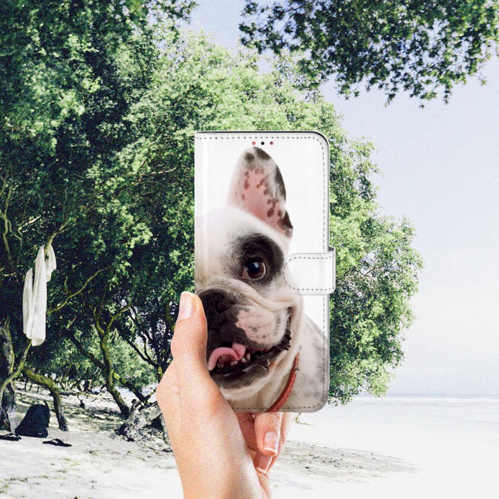 Samsung Galaxy A13 (4G) Telefoonhoesje met Pasjes Franse Bulldog