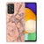 Samsung Galaxy A52 (5G/4G) TPU Siliconen Hoesje Marmer Oranje B2C Telecom