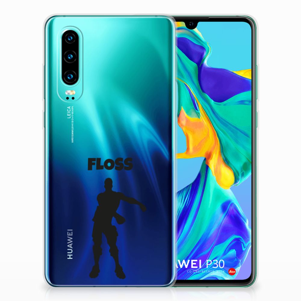 Huawei P30 Telefoonhoesje met Naam Floss