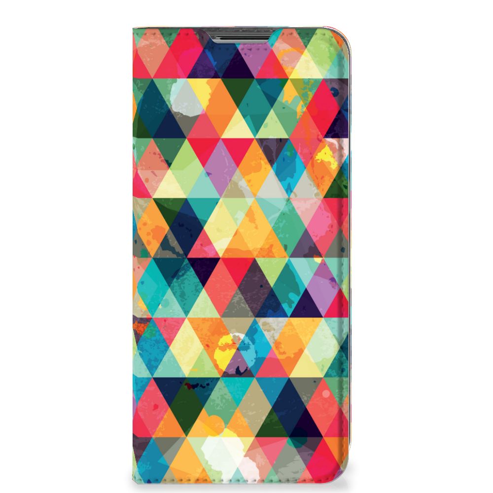 OPPO Find X5 Lite | Reno7 5G Hoesje met Magneet Geruit - B2C Telecom