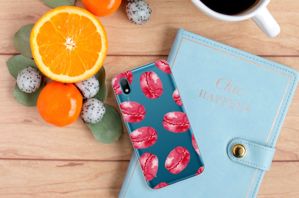 Huawei Y5 (2019) Siliconen Case Pink Macarons